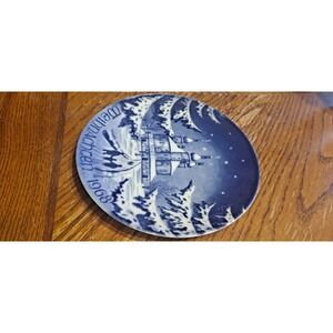 BAREUTHER Christmas "WEIHNACHTEN 1968" Waldsassen Kappelkirche PLATE